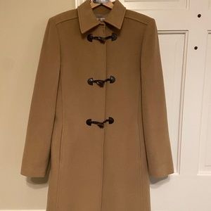 Tahari Wool/Cashmere Tan Coat